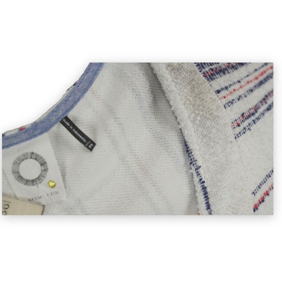 Anthropologie Akemi Kin Dress‎ Womens XS Off White Jovanie Boho Ruffle Sleeve - Picture 7 of 9